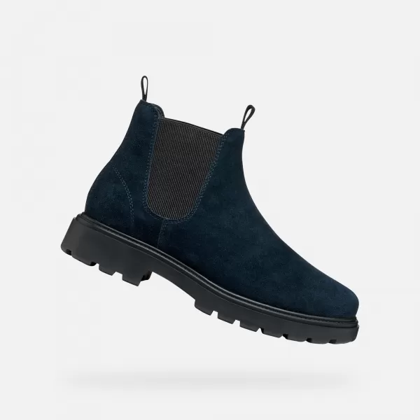  Herrenschuhe GEOX SPHERICA EC7 G011182 DUNKELBLAU 