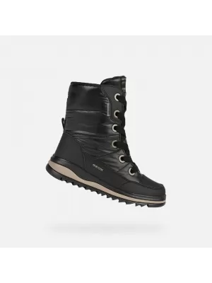 Winterstiefel für Mädchen GEOX ADELHIDE AB J16EWA0LVBCC9999 SCHWARZ