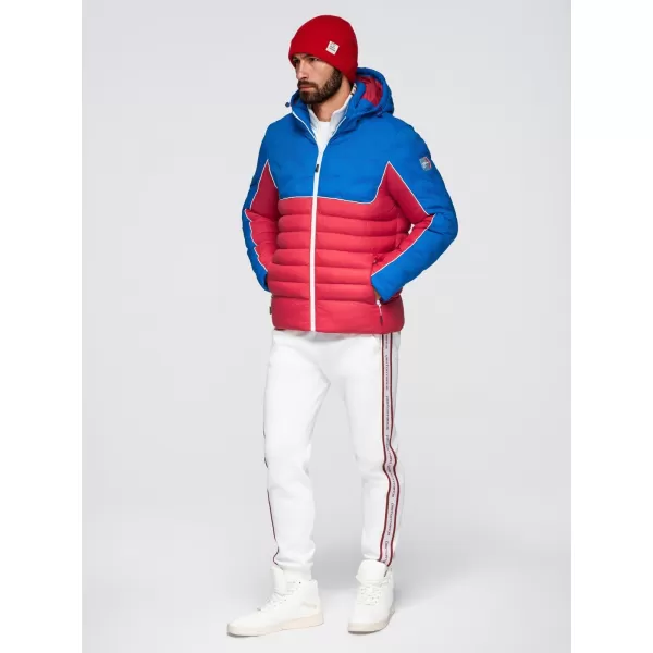  Jacke OMBRE OM-JALP-0206 BLAU UND ROT 