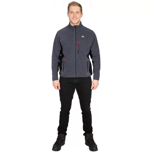  Herren-Sweatshirt TRESPASS JYNX MARINEBLAUER STREIFEN 