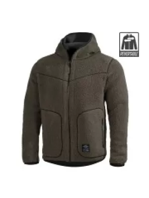 Fleece-Sweatshirt PENTAGON IANOS SHERPA 2 K09057 SCHWARZ/WOLFSGRAU