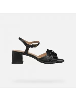 Damensandalen GEOX NEW ERAKLIA 50 T SCHWARZ