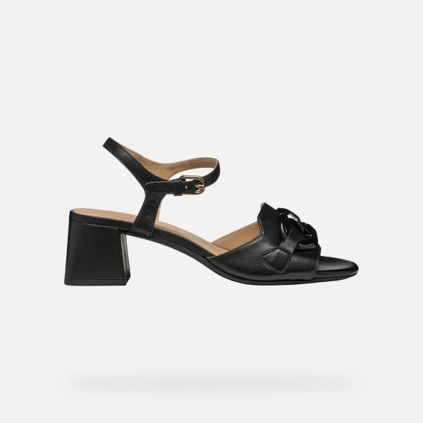  Damensandalen GEOX NEW ERAKLIA 50 T SCHWARZ 