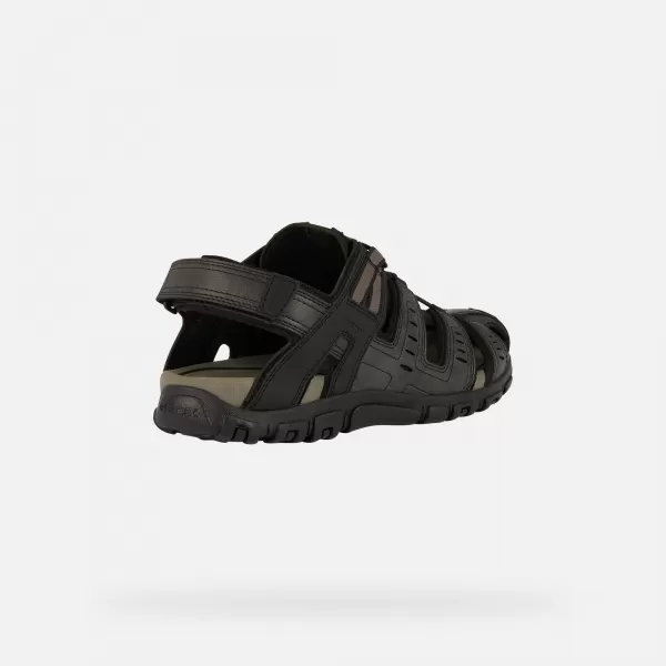  Herrensandalen GEOX STRADA SCHWARZ 
