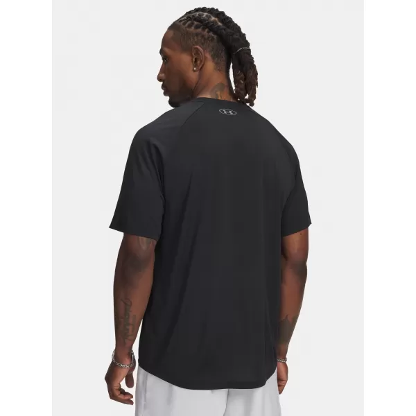  Herren-T-Shirt UNDER ARMOUR UA TECH REFLECTIVE SS 6005116-001 SCHWARZ 