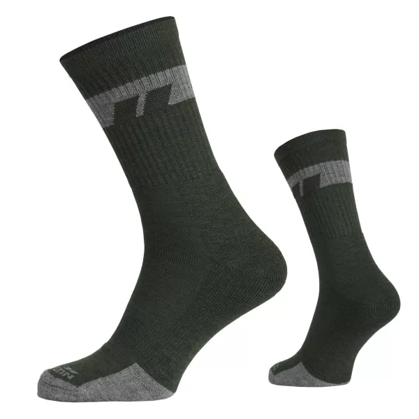  Socken PENTAGON ALPINE MERINO SOCKS MID EL14016 06 EL14016 OLIVGRÜN 
