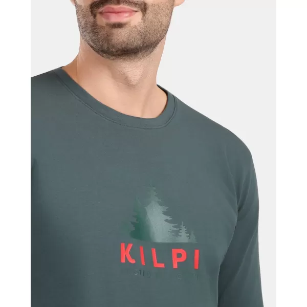  Herren-T-Shirt KILPI BASE-M ZM0301KI DUNKELGRÜN 