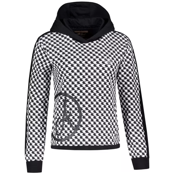  Damen-Sweatshirt ALTISPORT GILL SCHWARZ/WEIß 