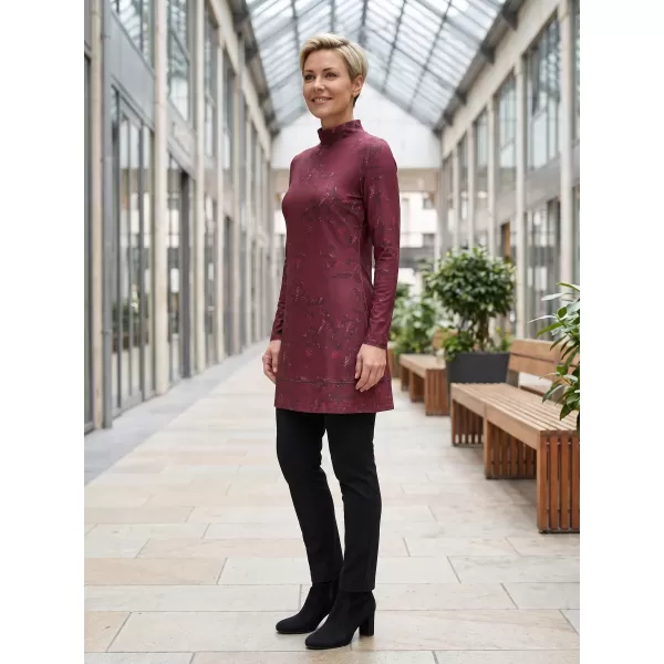  Rollkragenpullover für Damen ALTISPORT GWENITH BURGUND 