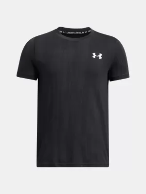 T-Shirt für Jungen UNDER ARMOUR VANISH SEAMLESS SS 1388130-001 SCHWARZ