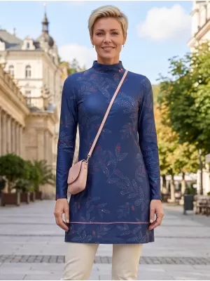Rollkragenpullover für Damen ALTISPORT GWENITH DUNKELBLAU