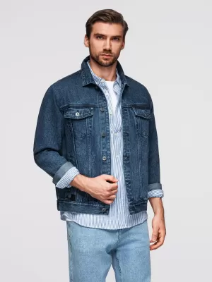Jacke OMBRE OM-JADJ-0219 BLAU