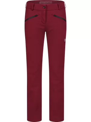 Softshellhose für Damen NORDBLANC SWEEP NBFPL8278 BURGUND