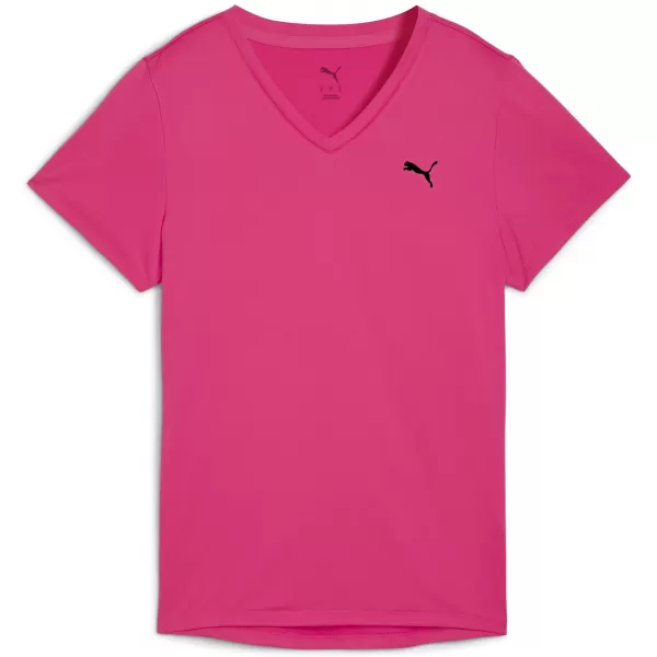  Hemd PUMA W TAD ESSENTIAL VNECK TEE 52589099 GLÜHEND ROSA 