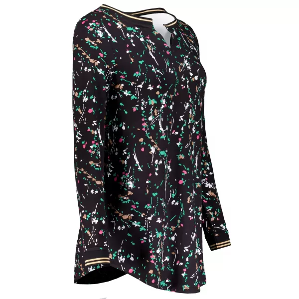  Langes T-Shirt für Damen ALTISPORT GUSSIE SCHWARZ 