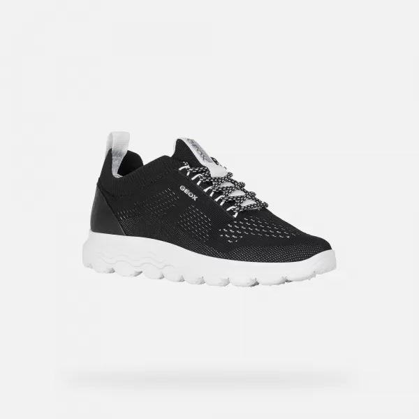  Damen-Sneaker GEOX SPHERICA SCHWARZ 