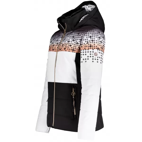  Winterjacke für Damen KIXMI VANIKA SCHWARZ/WEIß 