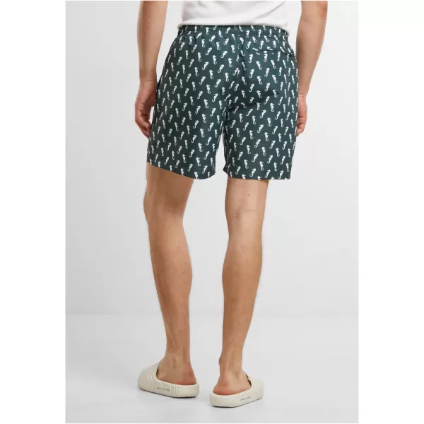  Badeshorts URBAN CLASSICS TB2679 DUNKELGRAUE MELANGE 
