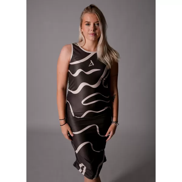  Premium-Kleid für Damen ALTISPORT VOJ/ALW088SAT03 BRAUN 