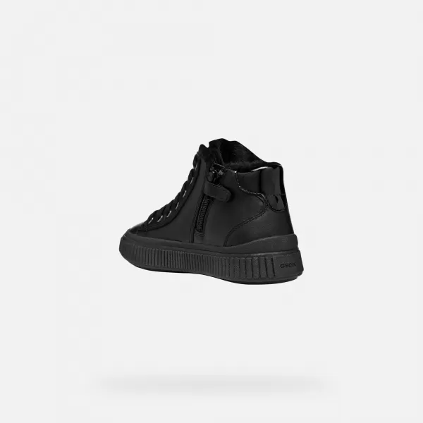  Mädchen-Sneaker GEOX LAQUINNY J46M3G00085C9999 SCHWARZ 