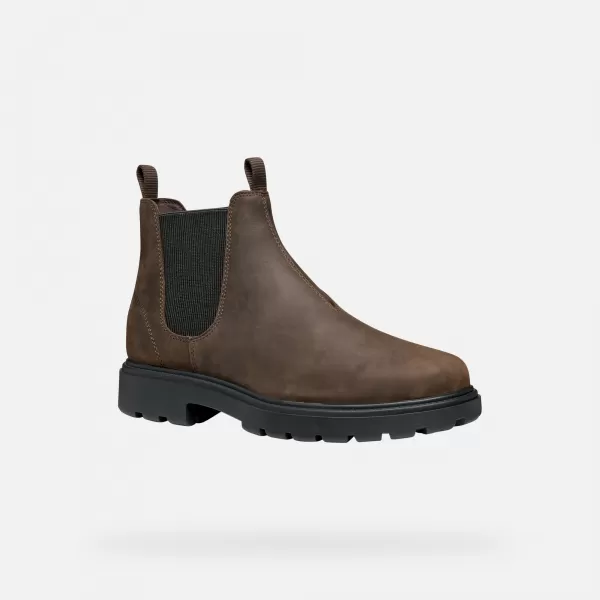  Herrenschuhe GEOX SPHERICA EC7 G011185 DUNKELBRAUN 