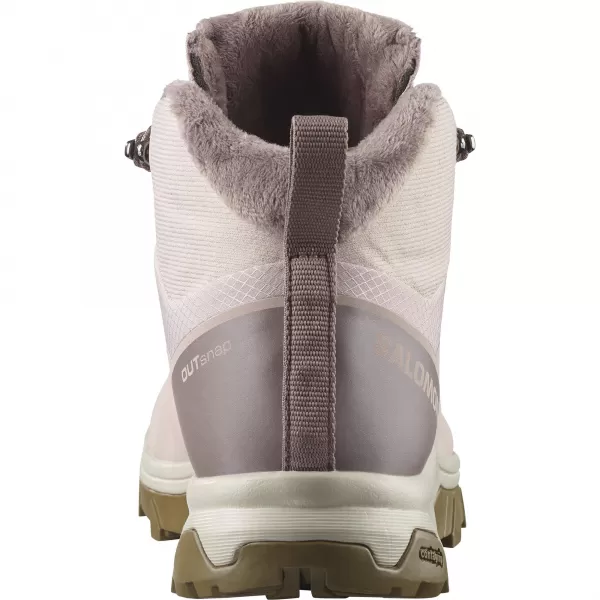  Damenschuhe SALOMON OUTSNAP WATERPROOF W ÄTHER/EISEN/KOJOTENBRAUN 