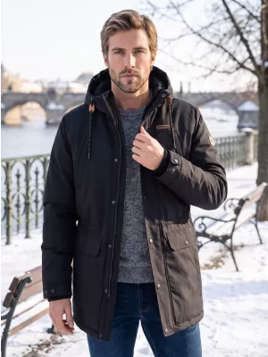 Herren-Winterjacke ALTISPORT GERRY SCHWARZ