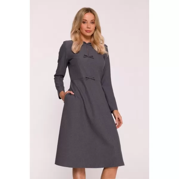  Kleid STYLOVE S413 GRAU 
