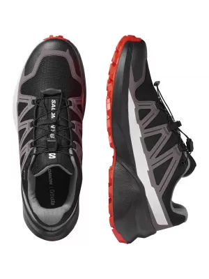 Herrenschuhe SALOMON SPEEDCROSS PEAK GORE-TEX SCHWARZ/CASTLEROCK/KIRSCHTOMATE