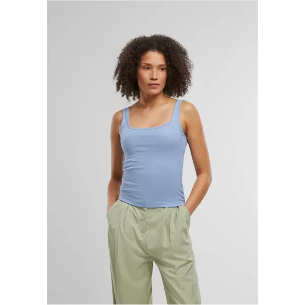  Damen-Tanktop URBAN CLASSICS TB7513A SCHWARZ/PUDERBLAU 