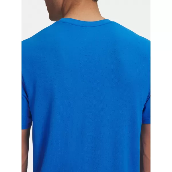  Herren-T-Shirt UNDER ARMOUR VANISH SEAMLESS NOVELTY SS BLAU 