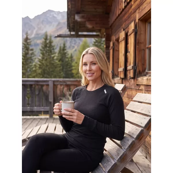  Thermo-Set für Damen ALTISPORT GOLDA SCHWARZ 