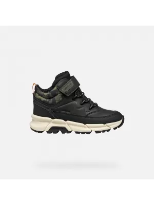 Stiefeletten für Jungen GEOX FLEXYPER PLUS J36LCG0MEMNC0033 SCHWARZ
