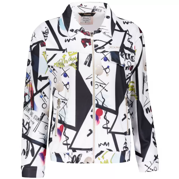 Damen-Sweatshirt KIXMI VERITY WEIß 