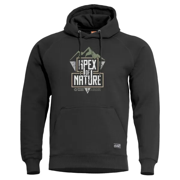  Sweatshirt PENTAGON PHAETON HOOD SWEATER APEX OF NATURE K09021 SCHWARZ 