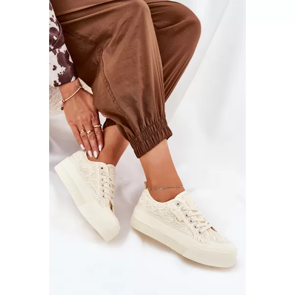  BIG STAR Damenschuhe RR274630 BEIGE Big Star Schuhe 