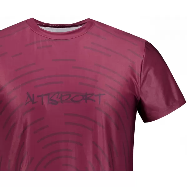  Herren Freizeithemd Premium ALTISPORT VOJ/ALM121TR06 WEINROT 