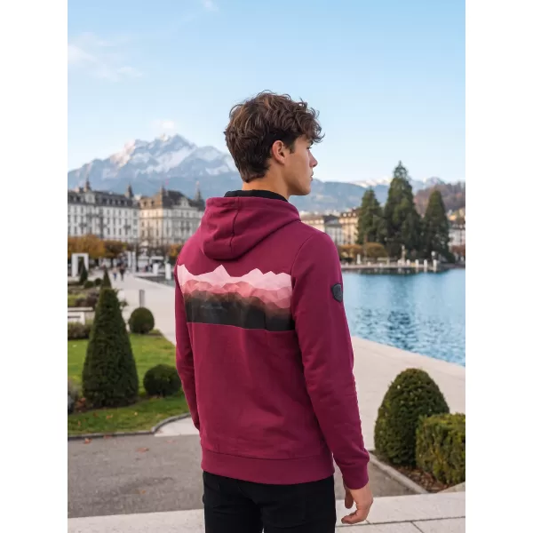  Herren-Sweatshirt ALTISPORT GORO BURGUND 