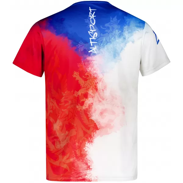  Männer funktionaler T -Shirt Premium ALTISPORT VOJ/ALM118TR01 FLAGGE/LÖWEN 