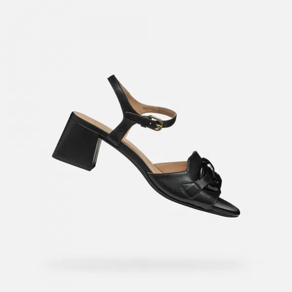  Damensandalen GEOX NEW ERAKLIA 50 T SCHWARZ 
