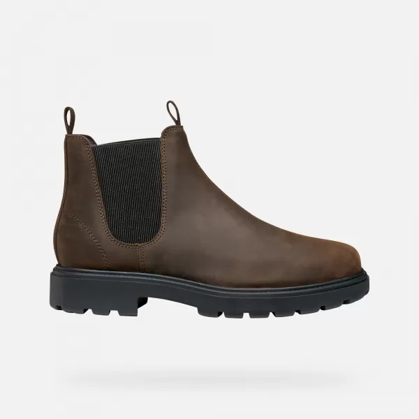  Herrenschuhe GEOX SPHERICA EC7 G011185 DUNKELBRAUN 
