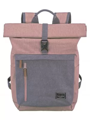 Rucksack TRAVELITE BASICS ROLL-UP BACKPACK ROSE
