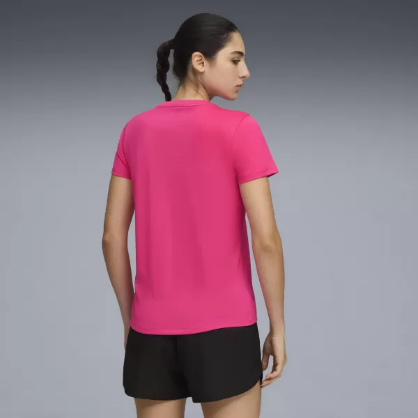  Hemd PUMA W TAD ESSENTIAL VNECK TEE 52589099 GLÜHEND ROSA 