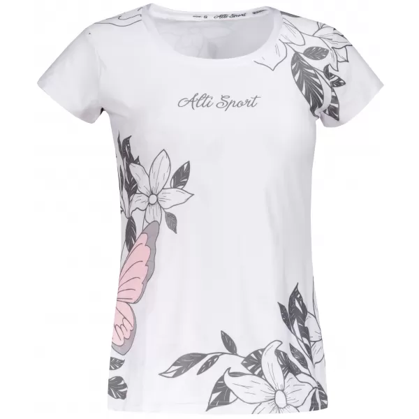  Frauen Freizeit t -Shirt Premium ALTISPORT VOJ/ALW119TR06 WEIß 