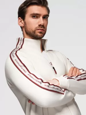Herren-Sweatshirt OMBRE OM-SSDS-0131 CREME