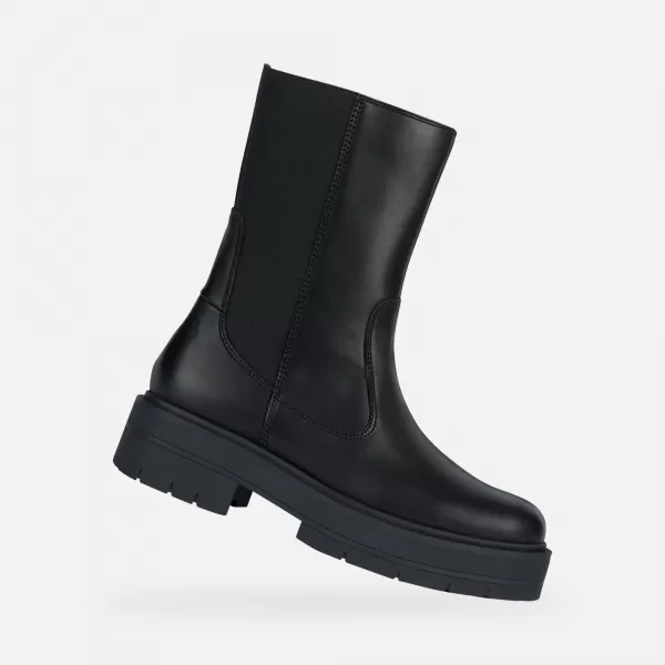 Damen-Stiefeletten GEOX G004255 SCHWARZ 