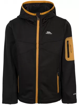 Fleece-Sweatshirt für Kinder TRESPASS TIMOROUS SCHWARZ