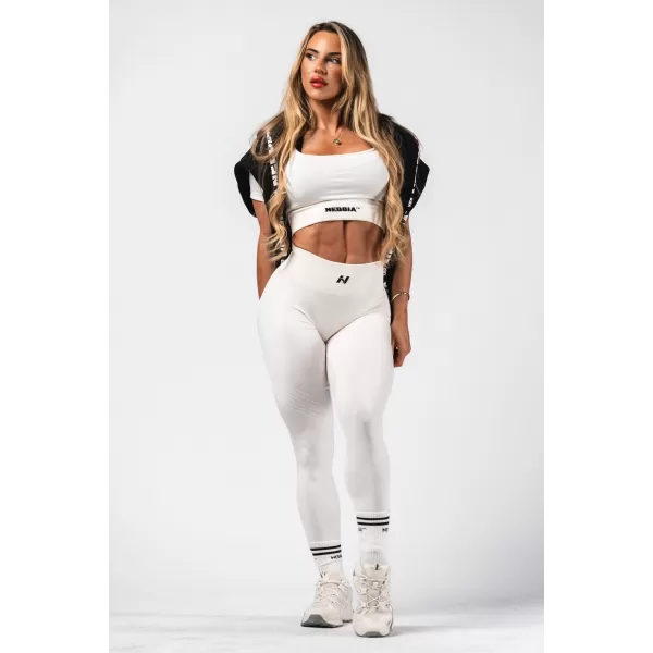  Shaping nahtlose Maximum-Push-up-Leggings FLOW SEAMLESS 497 CREAM Nebbia 