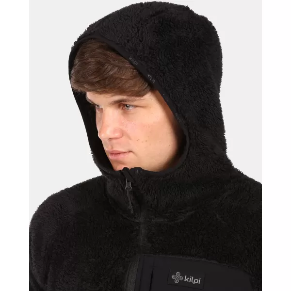  Fleece-Sweatshirt für Herren KILPI NORKA-M ZM0204KI SCHWARZ 