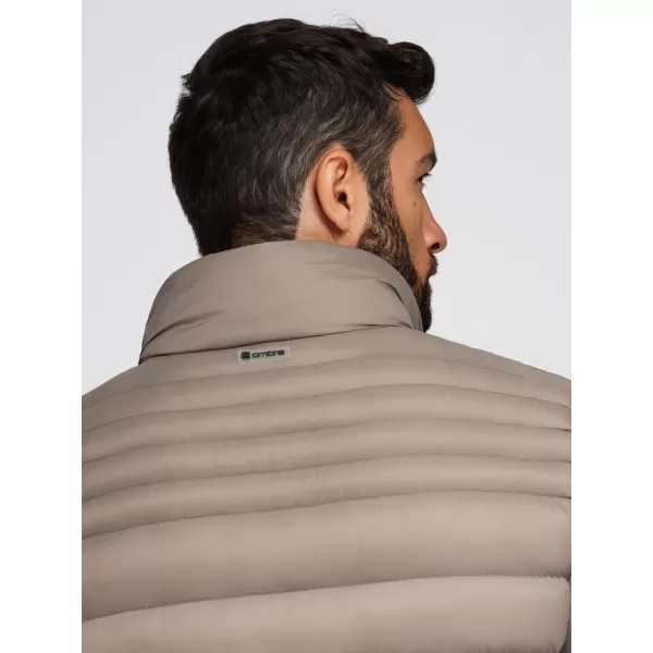  Jacke OMBRE OM-JALP-0231 DUNKLER BEIGE 